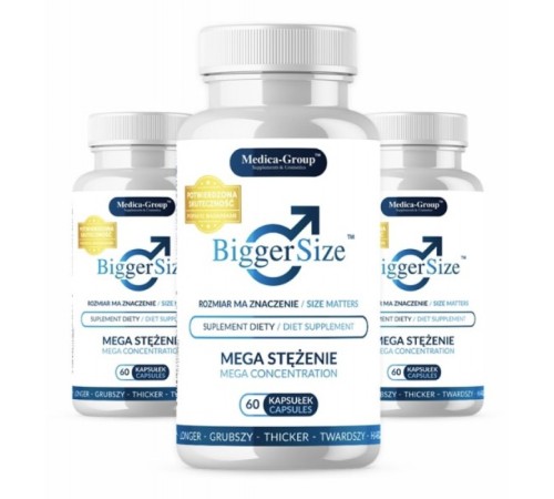 Препарат для увеличения полового а BiggerSize Capsules, 3x60шт