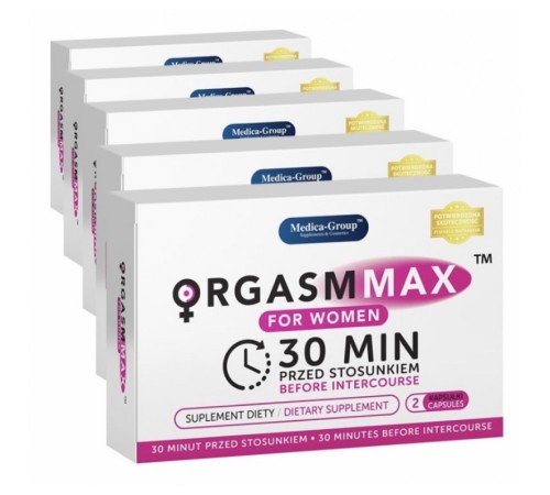 Препарат для возбуждения и усиления ощущений кульмінація Max for Women Capsules, 5x2шт