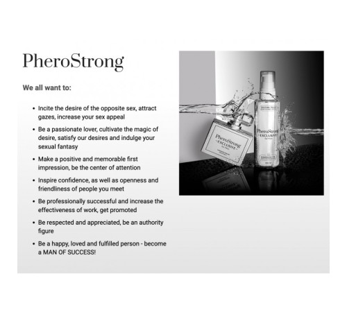 Духи с феромонами PheroStrong pheromone Exclusive for Men, 1мл