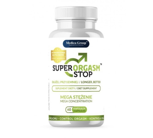 Препарат для отсрочки эякуляции Super кульмінація Stop Capsules, 60шт