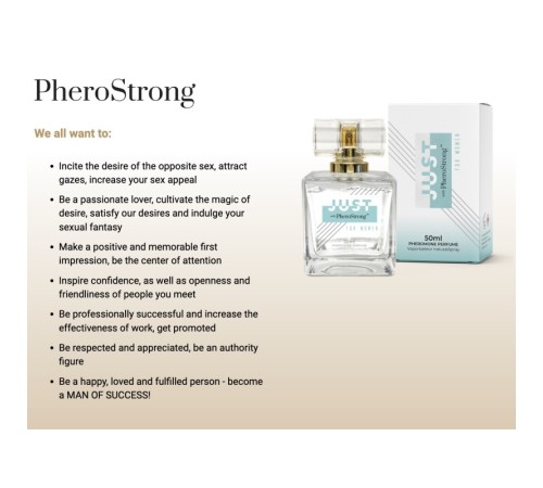 Духи с феромонами PheroStrong pheromone Just for Women, 50мл