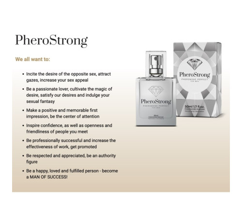 Духи с феромонами PheroStrong pheromone Perfect for Men, 50мл