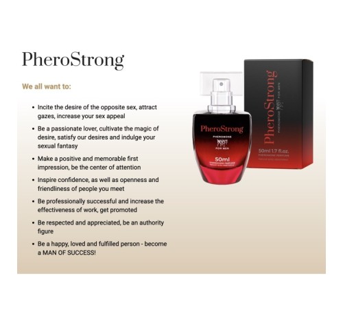 Духи с феромонами PheroStrong pheromone Beast for Men, 50мл