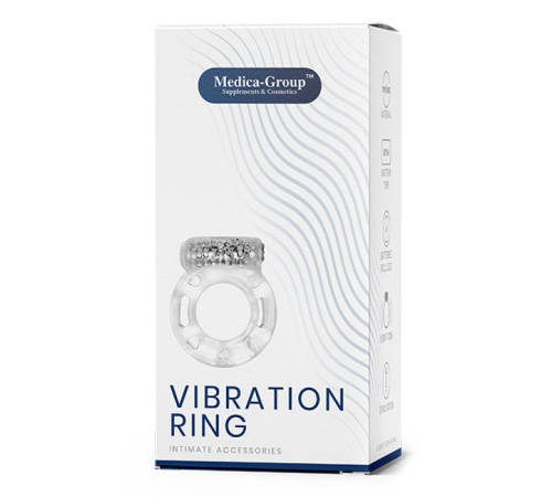 чоловіче кольцо с вибрацией Medica-Group Vibration Ring