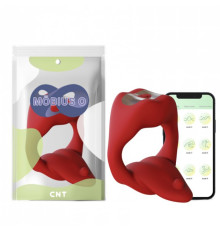 чоловіче кольцо с вибрацией Licking Tongue Power Ring Red