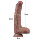 Фаллоимитатор с венами Dual Layered Silicone Cock 8.5