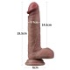 Фаллоимитатор с венами Dual Layered Silicone Cock 7.5