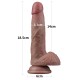 Фаллоимитатор с венами Dual Layered Silicone Cock 7.0