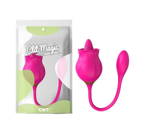 Точковий Масажер Wild Bloom Flicking Dual Pleasure Rose