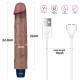 Мультискоростной вибратор Real Softee Rechargeable Silicone Vibrating Dildo 9.0