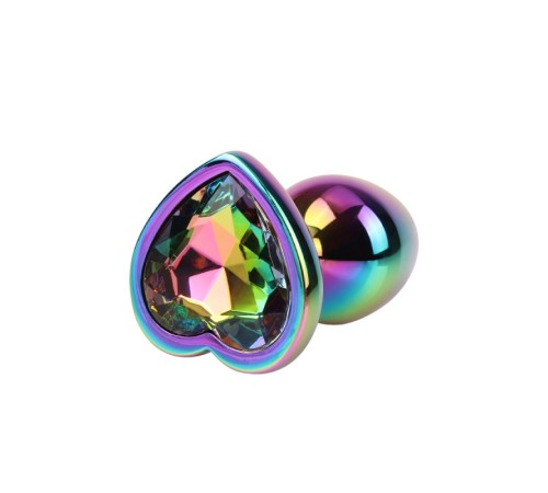 особиста пробка Matrix Mont Rainbow Heart Gem Plug Small