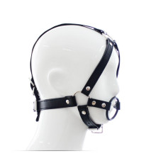 Маска из ремешков с ом O-ring Gag Harness Black