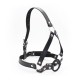 Маска из ремешков с ом O-ring Gag Harness Black