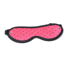 Повязка на глаза Sexy Strap Blindfold Queen Mask Pink