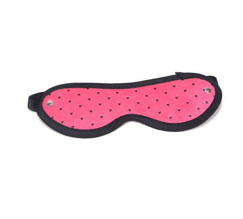 Повязка на глаза Sexy Strap Blindfold Queen Mask Pink