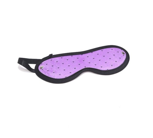 Повязка на глаза Sexy Strap Blindfold Queen Mask Purple