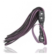 Purple cowhide whip