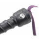 Purple cowhide whip