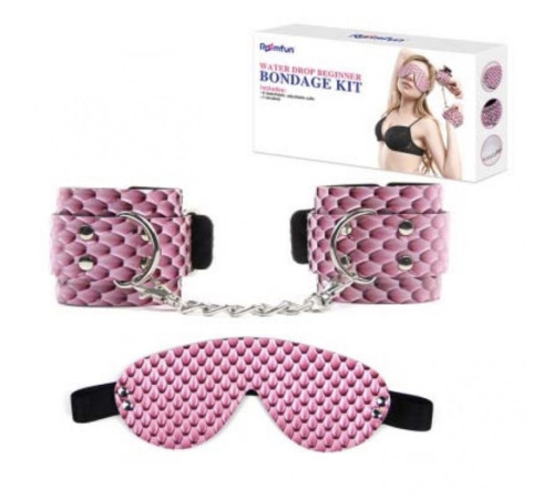 BDSM shackle strap suit handcuffs eye patch