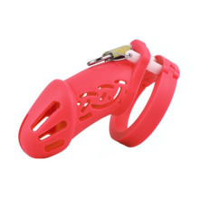 Пояс  для мужчин Silicone Chastity Cage Red Standart