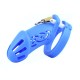 Пояс  для мужчин Silicone Chastity Cage Blue Standart