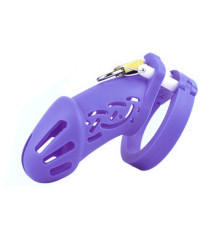 Пояс  для мужчин Silicone Chastity Cage Purple Standart