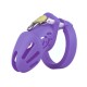 Пояс верности для мужчин Silicone Chastity Cage Purple Small