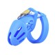 Пояс  для мужчин Silicone Chastity Cage Blue Small