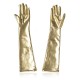 Длинные перчатки по локоть Fetish Five Fingers Gloves Golden