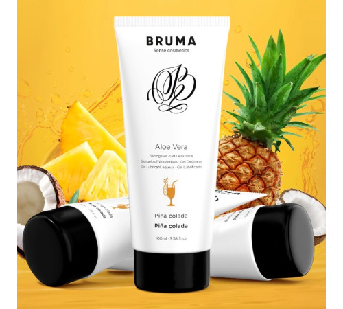 Лубрикант Bruma Aloe Vera Sliding Gel Pina Colada Flavor, 100мл