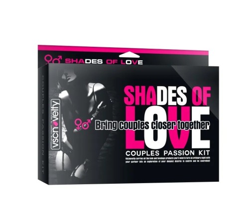 Набор для ігор игр из 7-ми предметов с мехом розовый Shades of Love