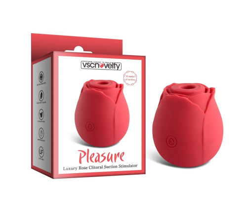 Точковий Масажер Pleasure Luxury Rose Clitoral Suction Stimulator