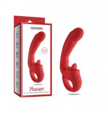 Двойной вибратор для женщин Pleasure Luxury G-Spot and Clitoral Licker Vibrator