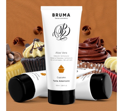 Лубрикант Bruma Aloe Vera Sliding Gel Cupcake Flavor, 100мл