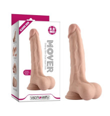 Фаллоимитатор на присоске Sliding Skin Dual Layer Dong-Whole testicles 9.0