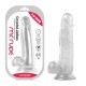 Фаллоимитатор на присоске Crystal Jellies Realistic Dildo Clear Mr. Rude 7.9