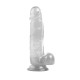 Фаллоимитатор на присоске Crystal Jellies Realistic Dildo Clear Mr. Rude 7.9