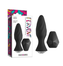 особиста вибро пробка с пультом Fervent Remote Control Vibrating Silicone Butt Plug