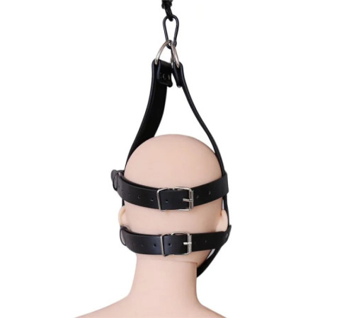 Leather Hood Head Immobilization Harness