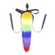 особиста пробка с разноцветным хвостом Silicone Plug Rainbow Tail