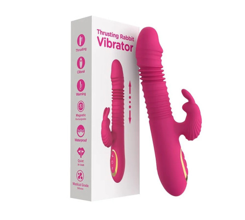 Масажер для женщин Thrusting Rabbit Vibrator