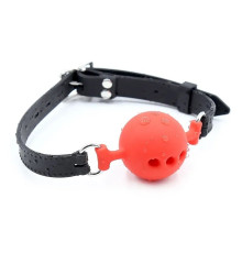 Кляп с отверстиями Gag Silicone Ball Red