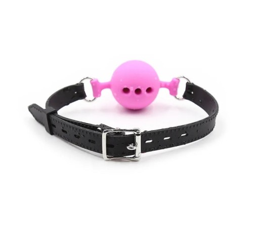 Кляп с отверстиями Gag Silicone Ball Pink