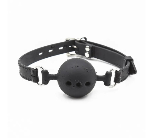 Кляп с отверстиями Gag Silicone Ball Black