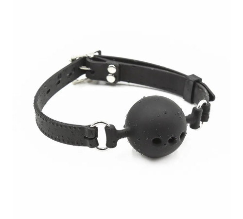 Кляп с отверстиями Gag Silicone Ball Black