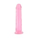 Фаллоимитатор на присоске Crystal Jellies Realistic Dildo Pink Mr. Rude 8.5