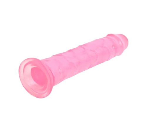 Фаллоимитатор на присоске Crystal Jellies Realistic Dildo Pink Mr. Rude 8.5