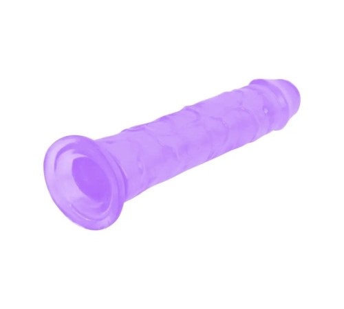 Фаллоимитатор на присоске Crystal Jellies Realistic Dildo Purple Mr. Rude 8.5