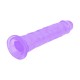 Фаллоимитатор на присоске Crystal Jellies Realistic Dildo Purple Mr. Rude 8.5