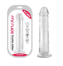 Фаллоимитатор на присоске Crystal Jellies Realistic Dildo Clear Mr. Rude 8.5